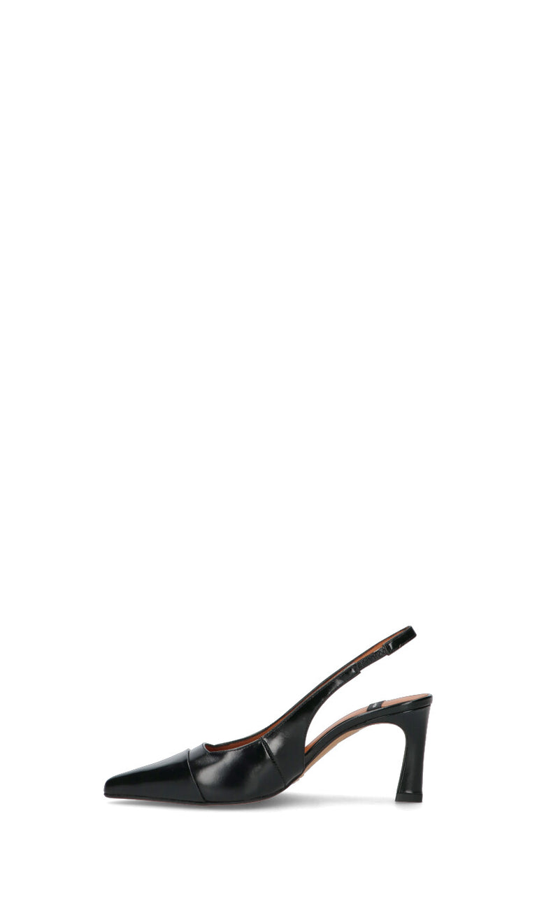 ANGEL ALARCON Slingback donna nera in pelle