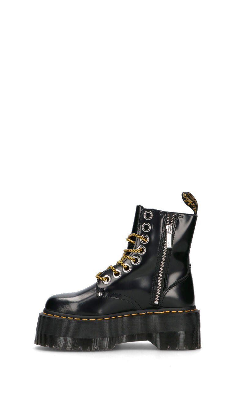 DR. MARTENS Anfibio donna nero in pelle