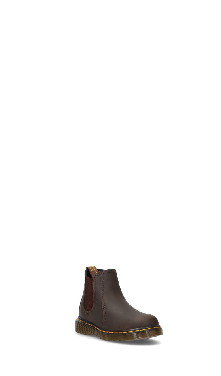 DR. MARTENS Tronchetto bimba marrone in pelle