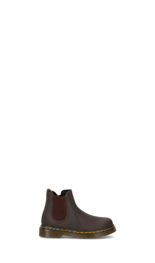 DR. MARTENS Tronchetto bimba marrone in pelle