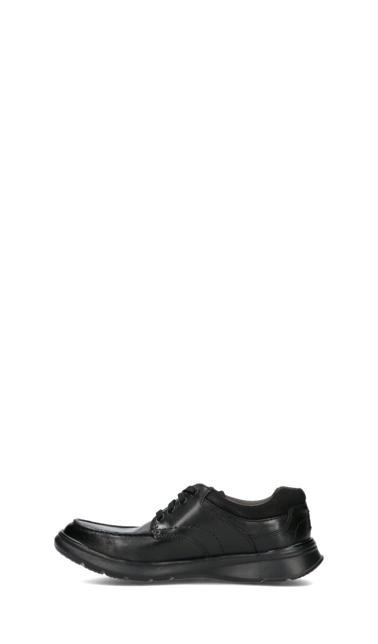 CLARKS ESSENTIALS Sneaker uomo nera in pelle