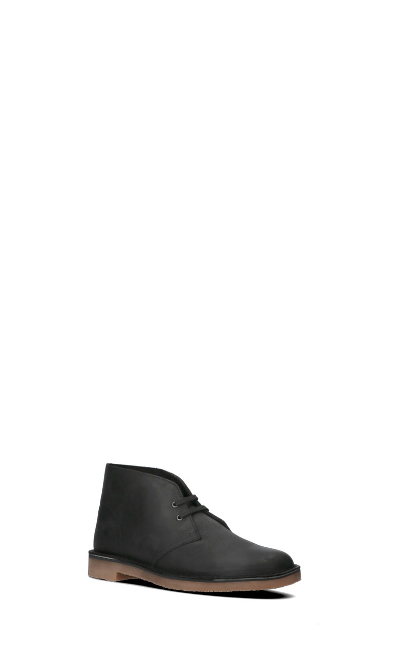 CLARKS ESSENTIALS Polacco uomo nero in pelle