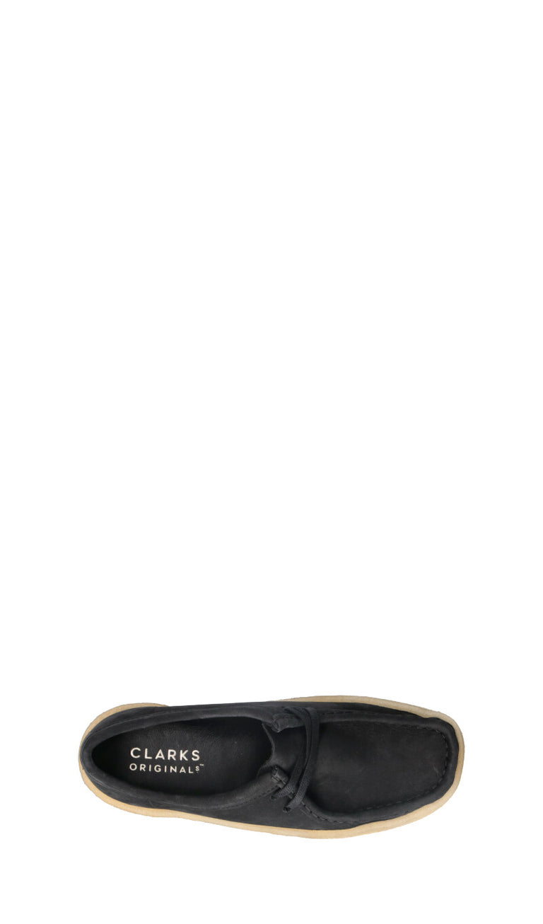 CLARKS ORIGINALS Polacco donna nero in nabuk