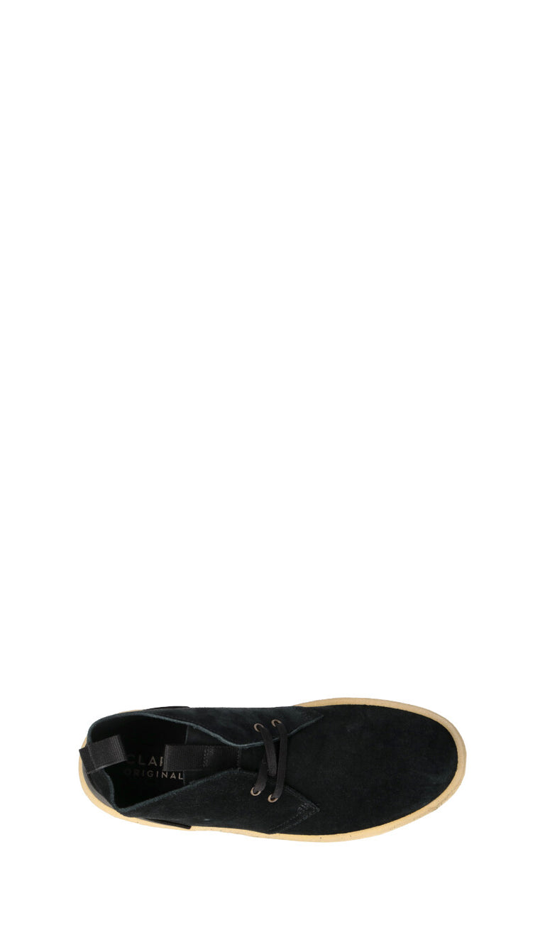 CLARKS ORIGINALS Polacchino uomo nero in suede