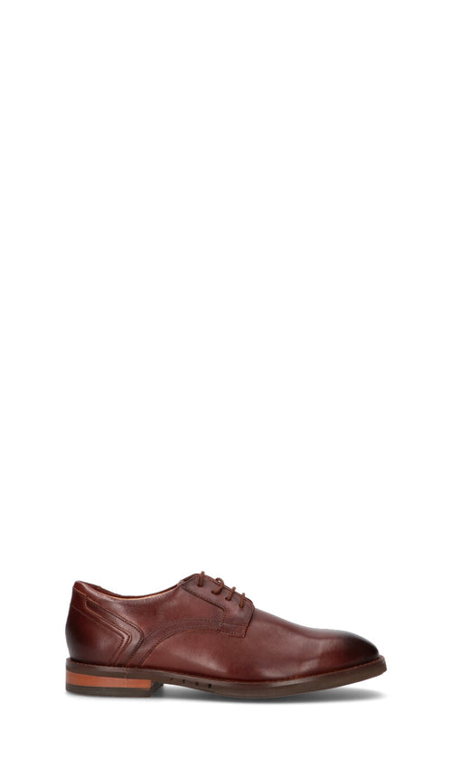 CLARKS CORE Stringata uomo marrone in pelle