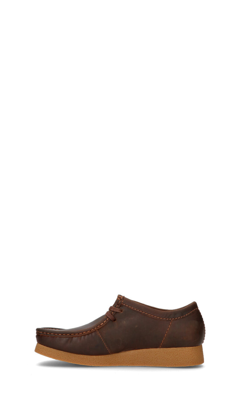 CLARKS CORE Stringata uomo marrone in pelle