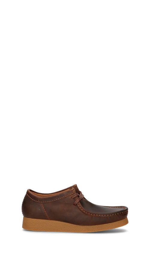 CLARKS CORE Stringata uomo marrone in pelle