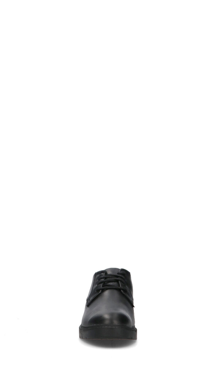 CLARKS ESSENTIALS Stringata donna nera in pelle