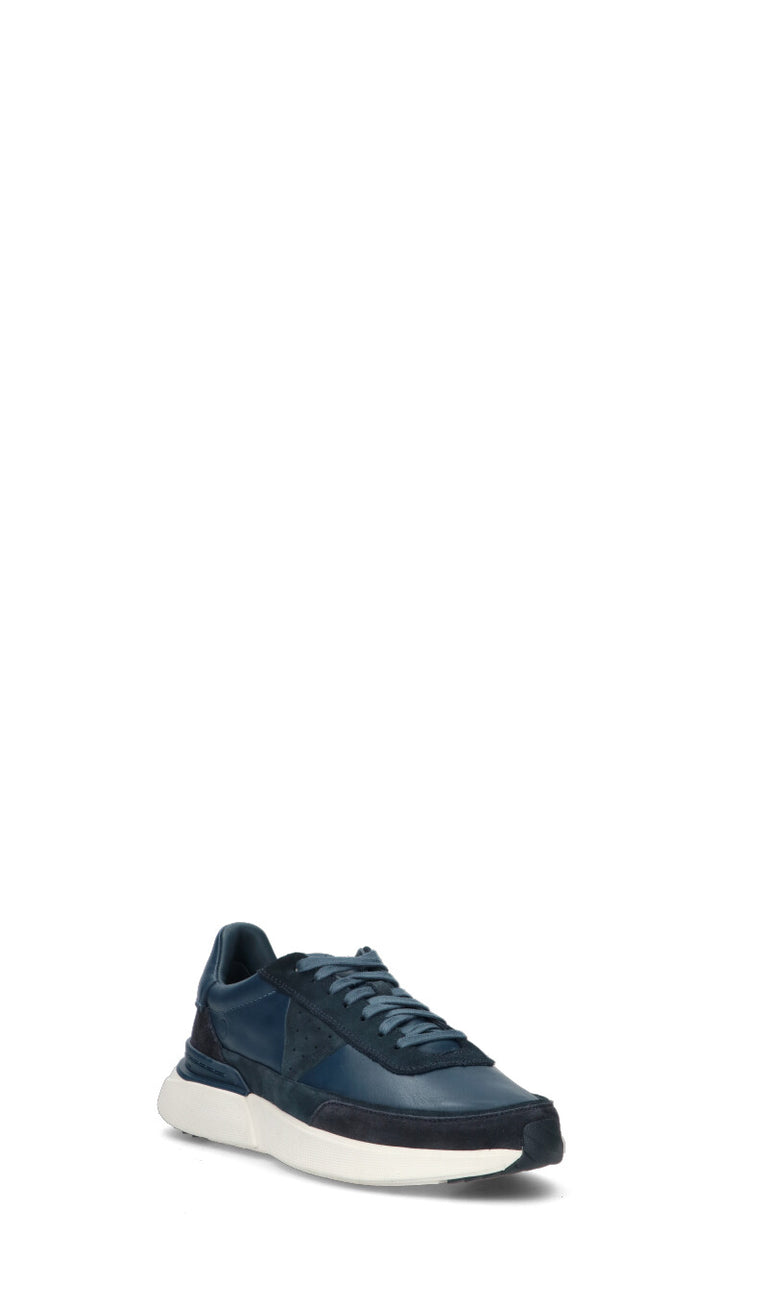 CLARKS CORE Sneaker uomo blu in pelle