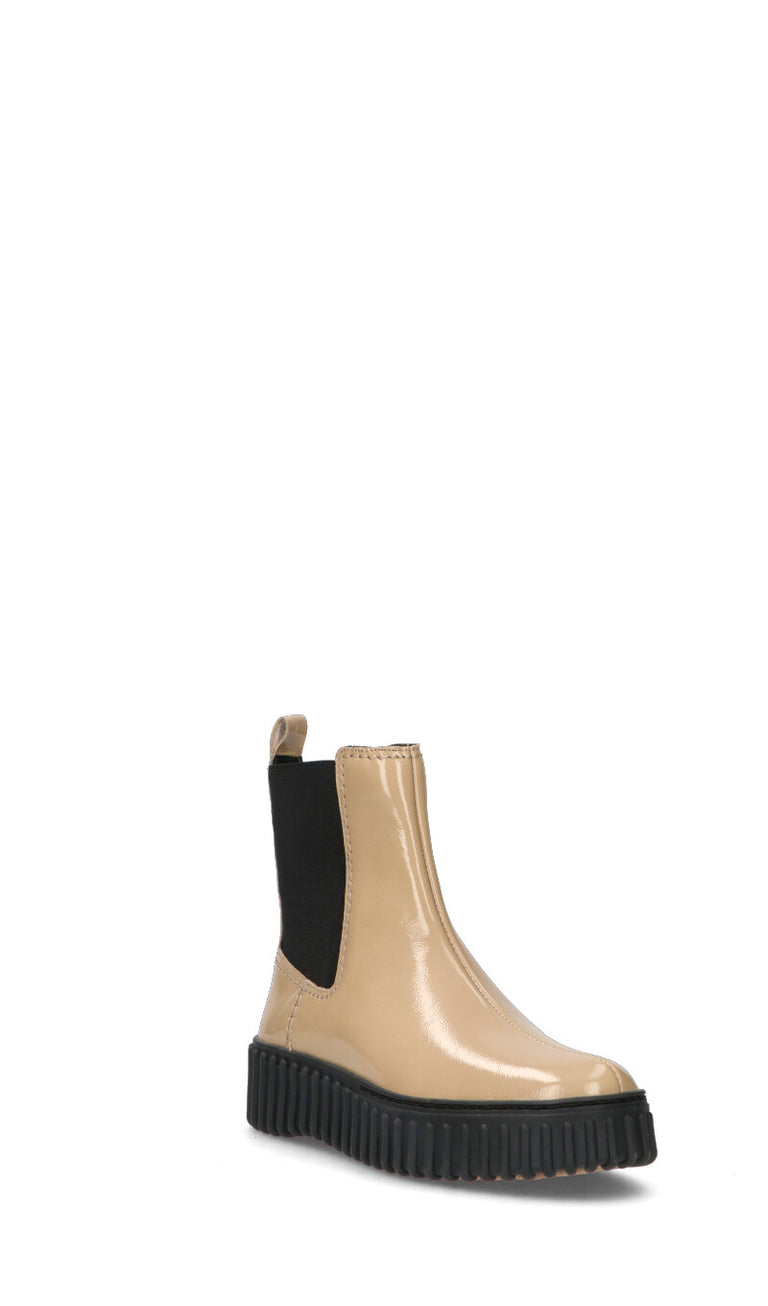 CLARKS CORE Tronchetto donna beige in pelle