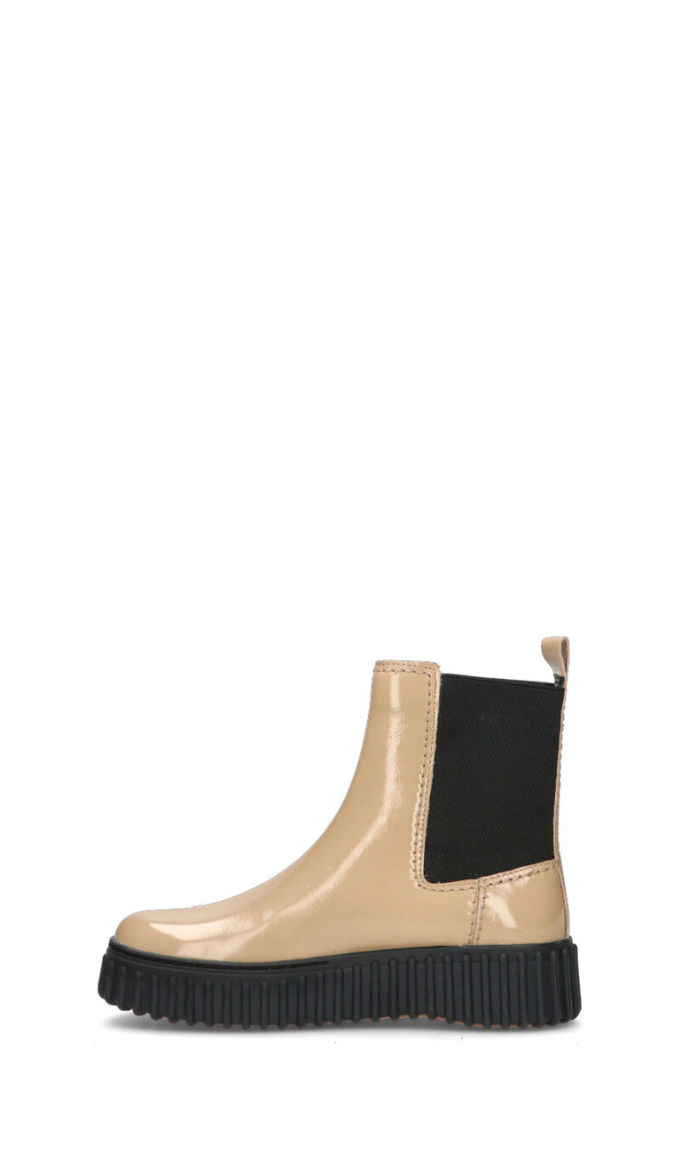 CLARKS CORE Tronchetto donna beige in pelle