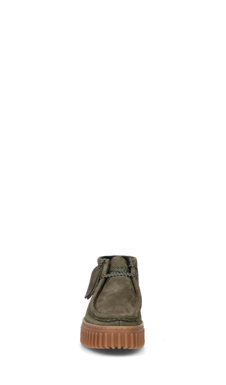 CLARKS CORE Polacco donna militare in pelle