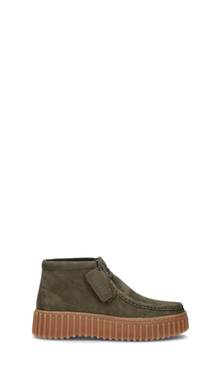 CLARKS CORE Polacco donna militare in pelle