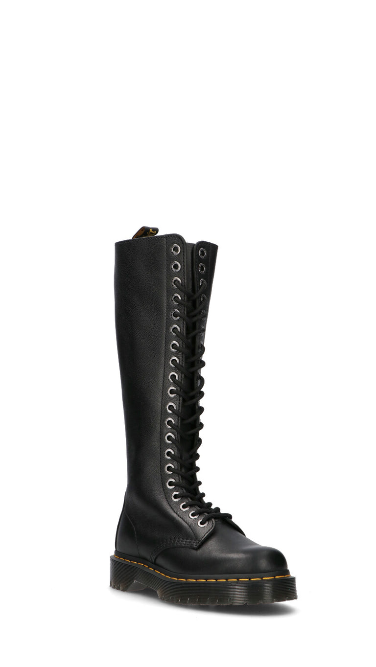 DR. MARTENS Stivale donna nero in pelle