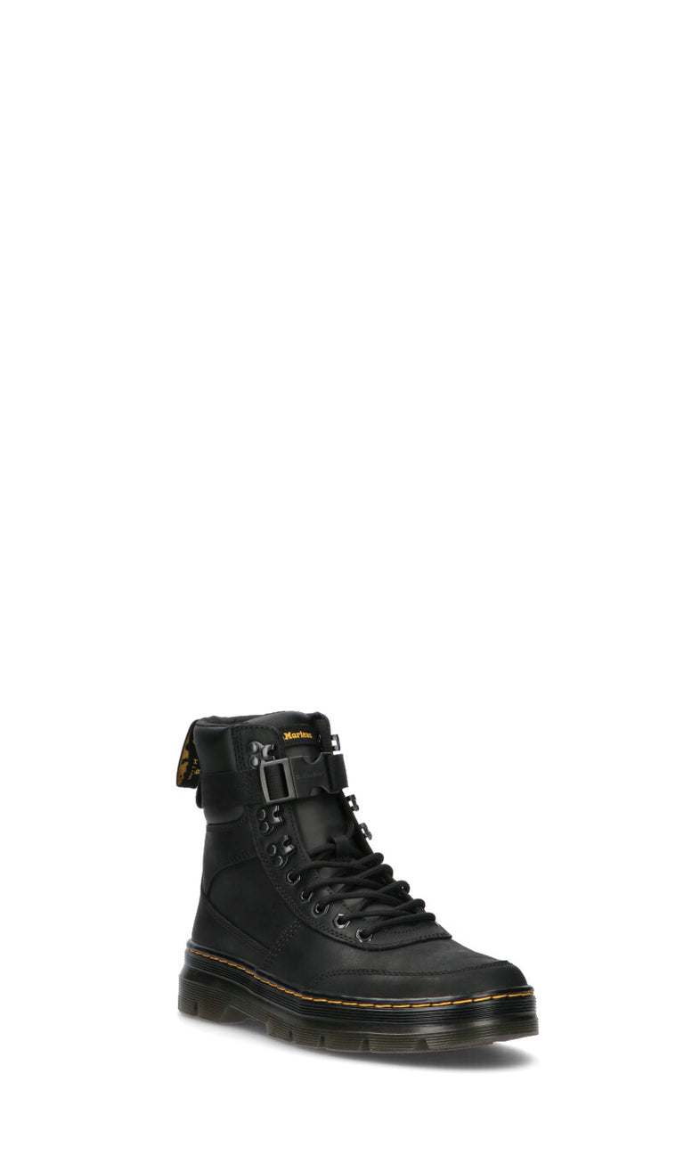 DR. MARTENS Anfibio uomo nero in pelle