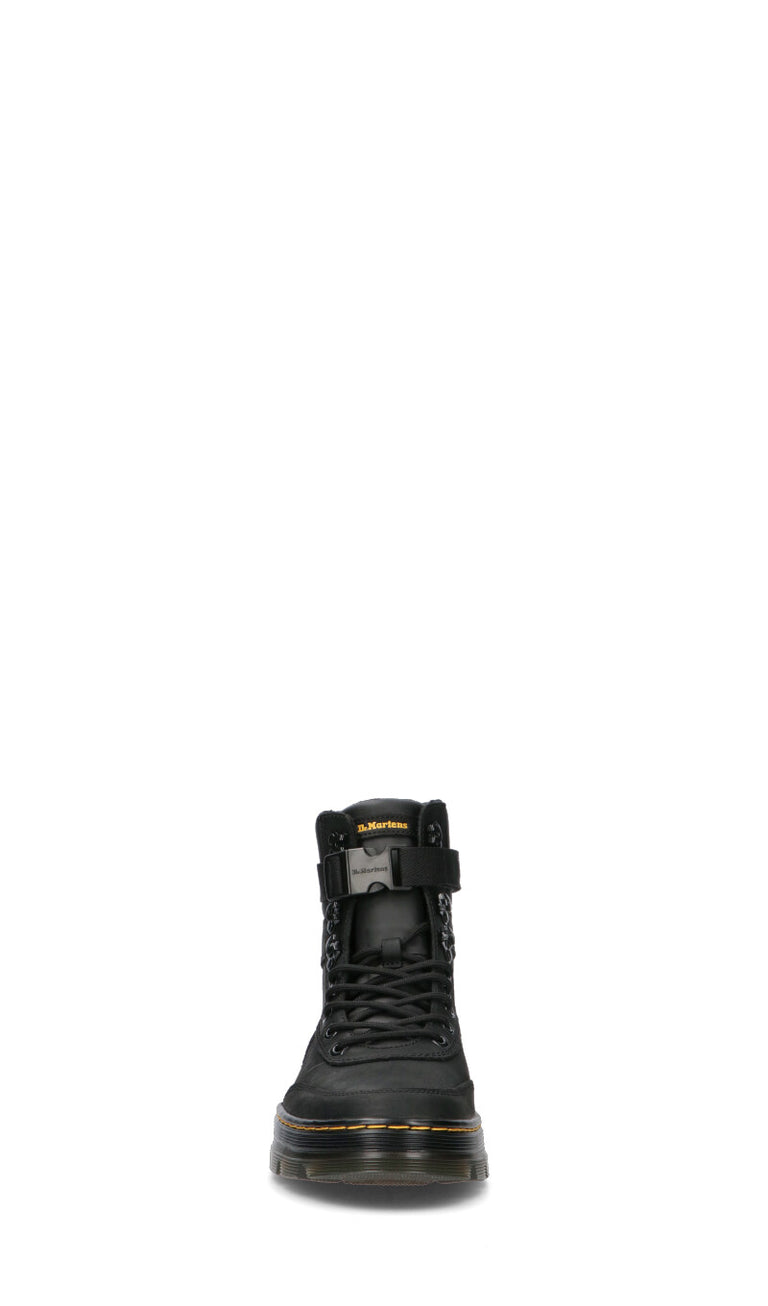 DR. MARTENS Anfibio uomo nero in pelle