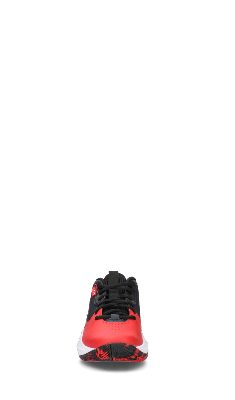 UNDER ARMOUR Scarpa ragazzo rossa/nera in pelle