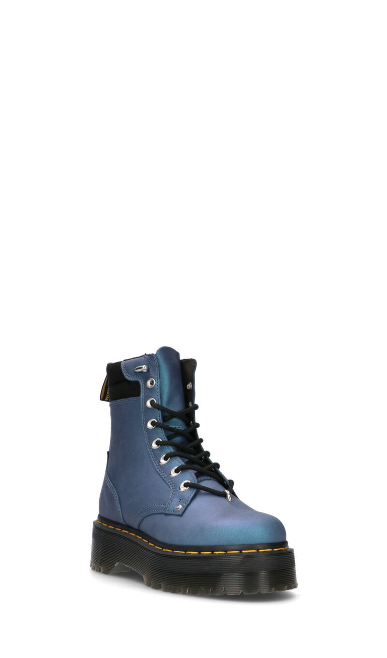 DR. MARTENS Anfibio donna blu in pelle