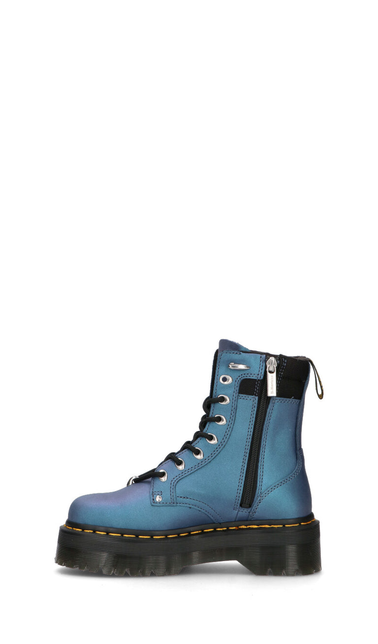 DR. MARTENS Anfibio donna blu in pelle