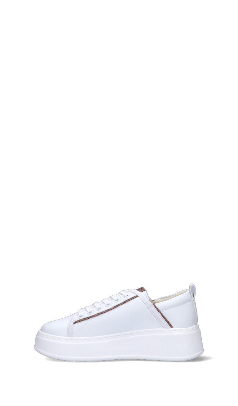 VIOLABLU' Sneaker donna bianca in pelle