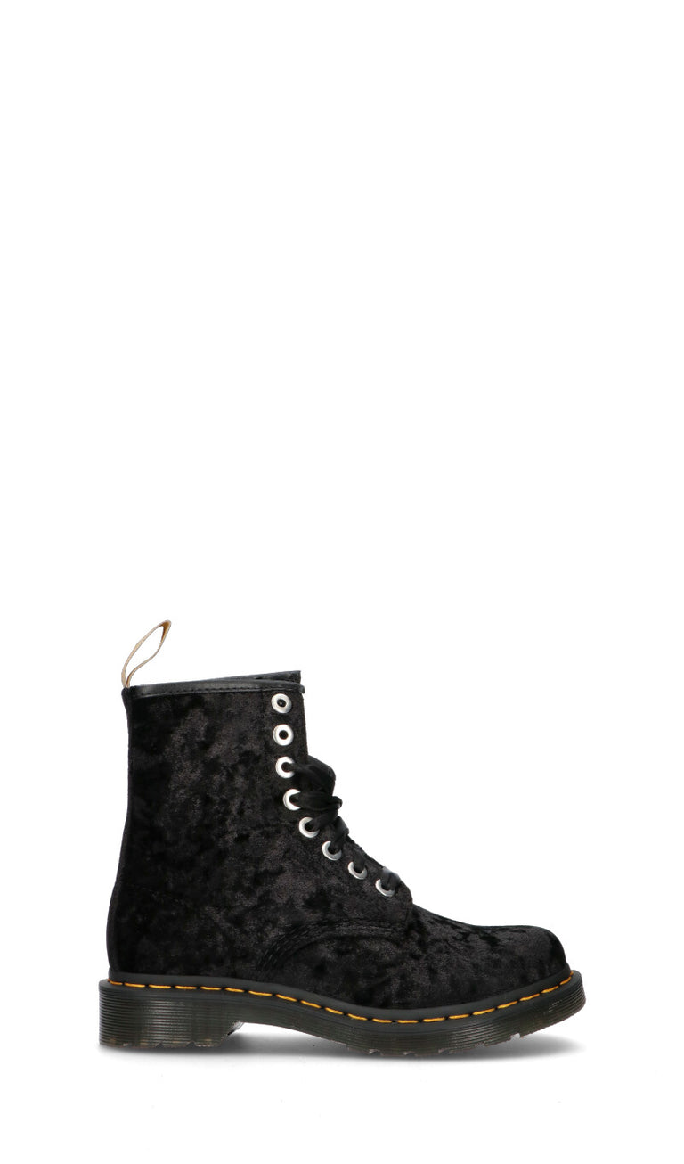 DR. MARTENS Anfibio donna nero in pelle