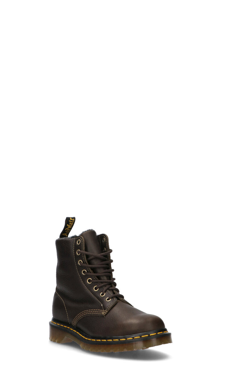 DR. MARTENS - 1460 WL Anfibio donna oliva in pelle