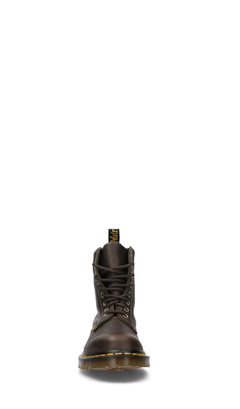 DR. MARTENS - 1460 WL Anfibio donna oliva in pelle