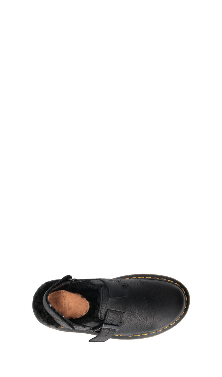 DR. MARTENS - JORGE II FL Sabot donna nero in pelle