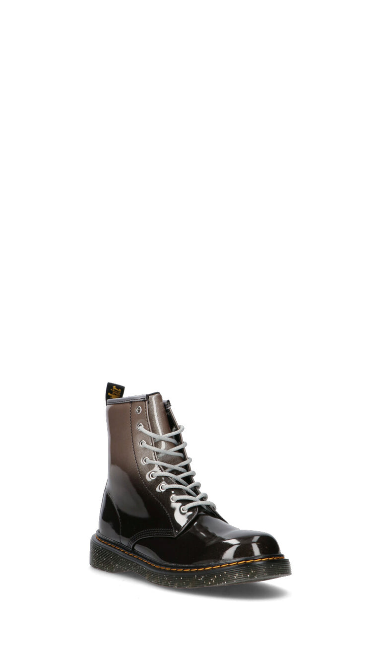 DR. MARTENS - 1460 GLITTER Y Anfibio ragazza nero/argento