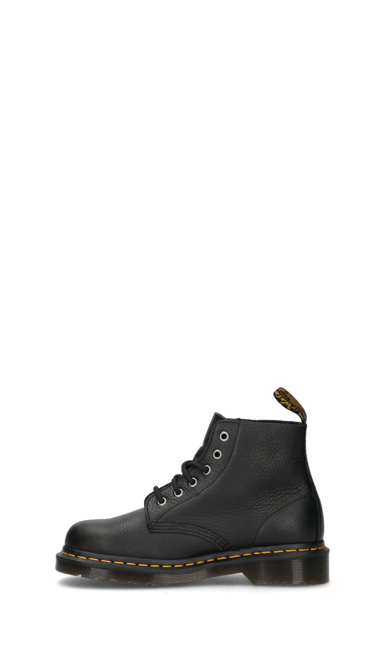 DR. MARTENS - 101 UB Anfibio donna nero in pelle