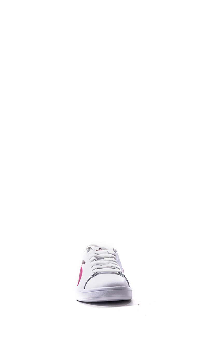 PUMA SMASH V2 L Sneaker ragazza bianca/rosa