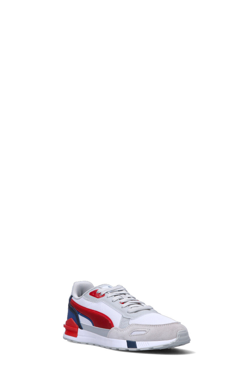 PUMA GRAVITON TERA Sneaker uomo grigia chiara/rossa