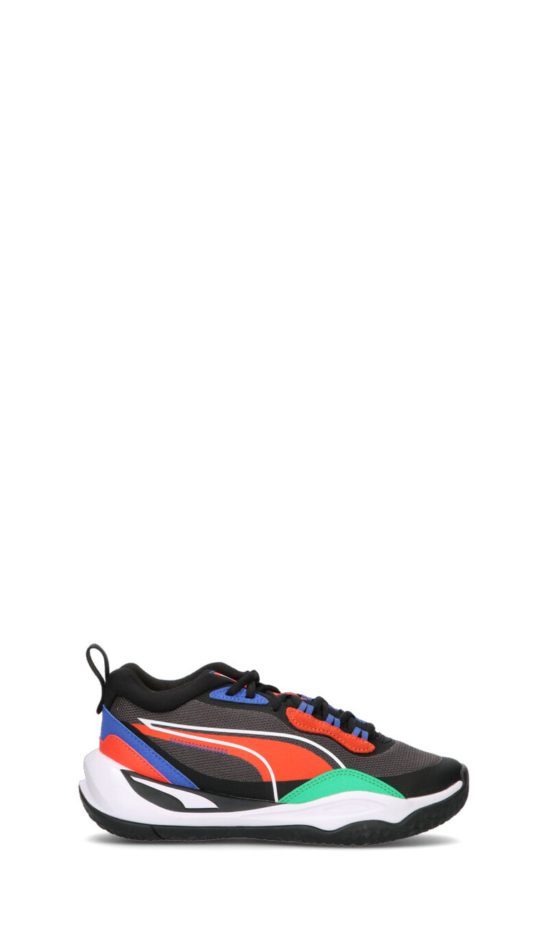 PUMA PLAYMAKER JR Scarpa basket ragazzo nera/multicolor