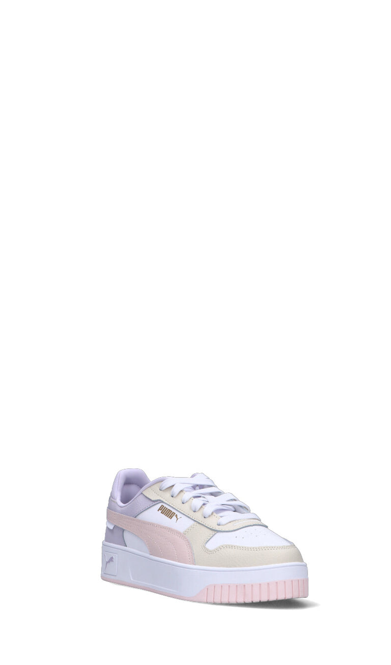 PUMA - CARINA STREET Sneaker donna bianca/lilla in pelle