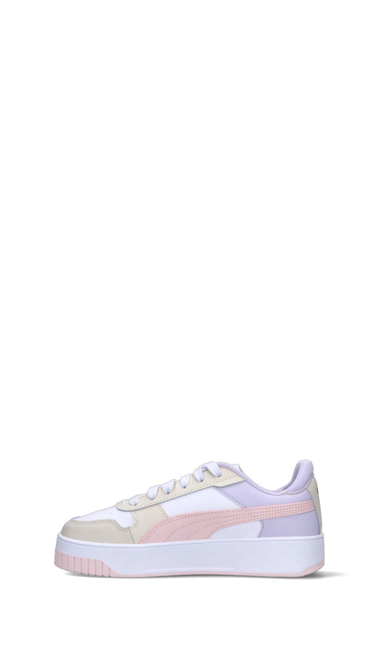 PUMA - CARINA STREET Sneaker donna bianca/lilla in pelle