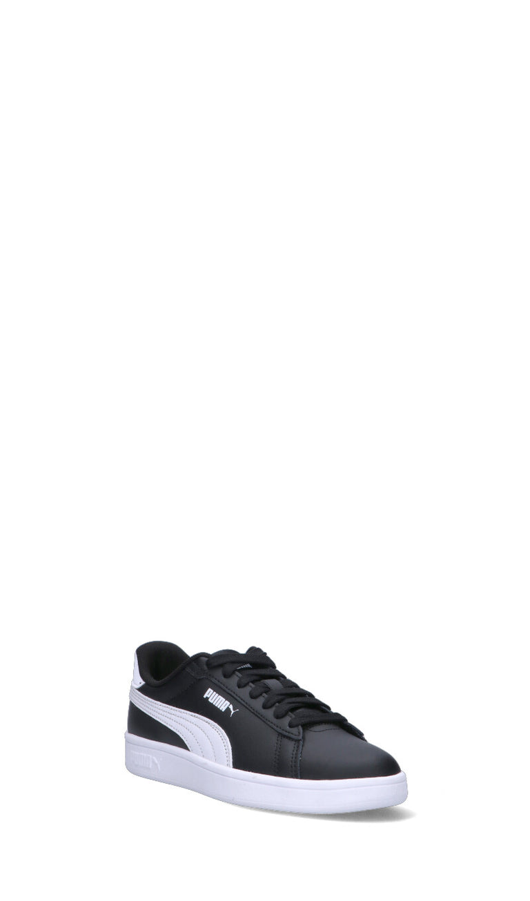 PUMA Sneaker ragazzo nera/bianca in pelle