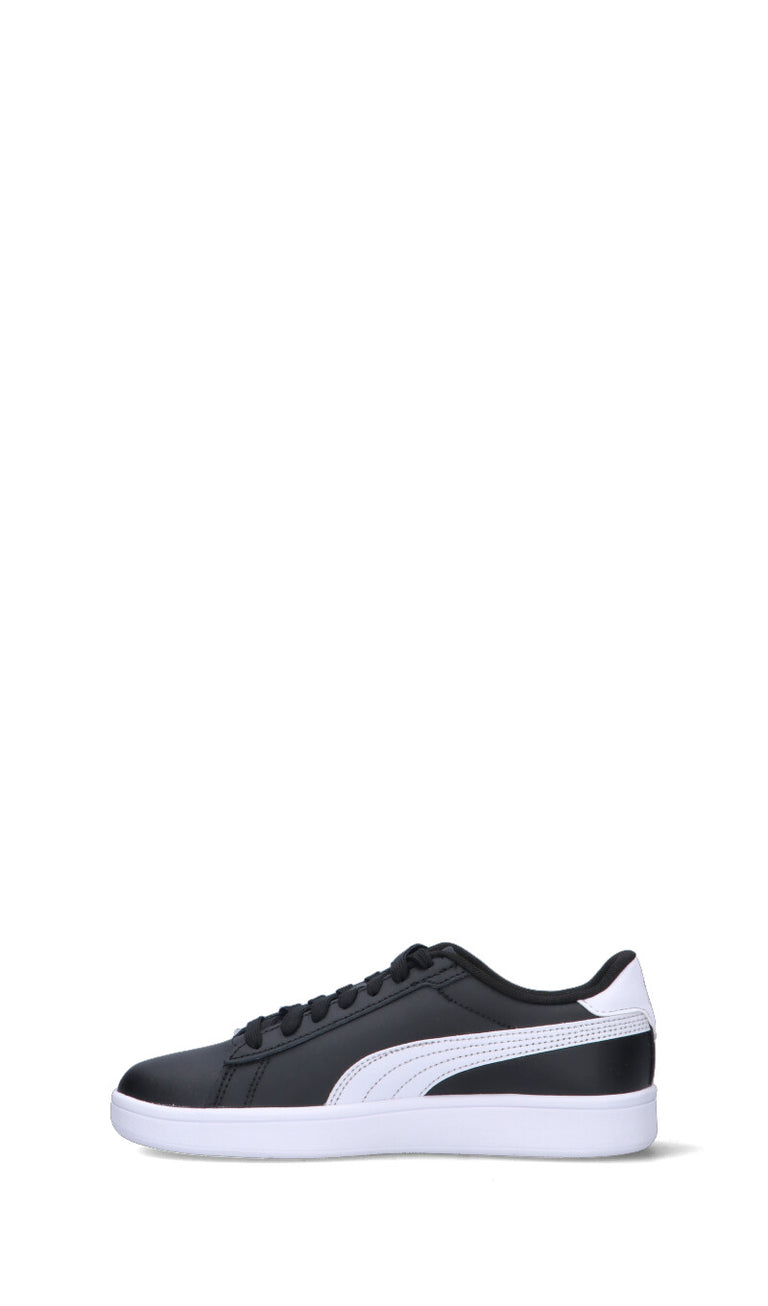 PUMA Sneaker ragazzo nera/bianca in pelle