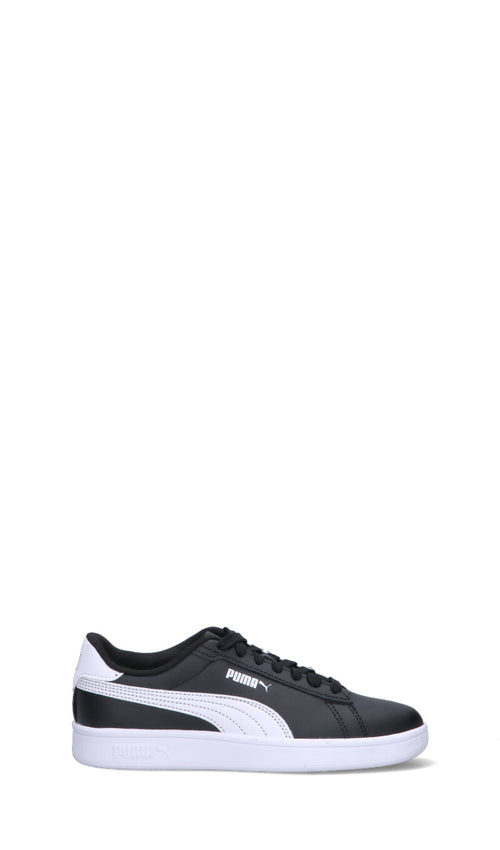 PUMA Sneaker ragazzo nera/bianca in pelle