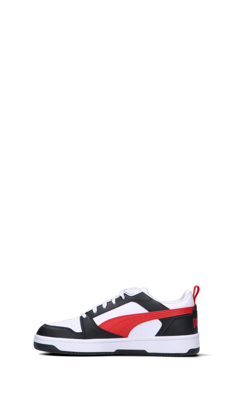 PUMA REBOUND V6 LOW Sneaker uomo bianca/nera/rossa