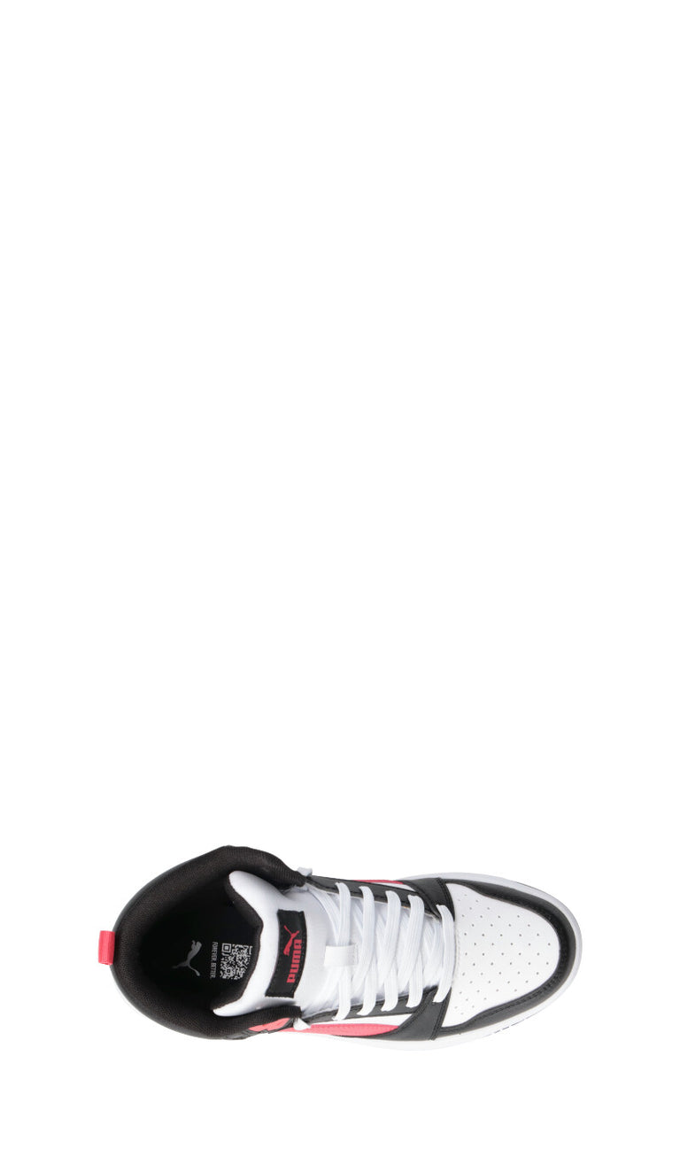 PUMA - REBOUND V6 MID JR Sneaker ragazzo bianca/nera