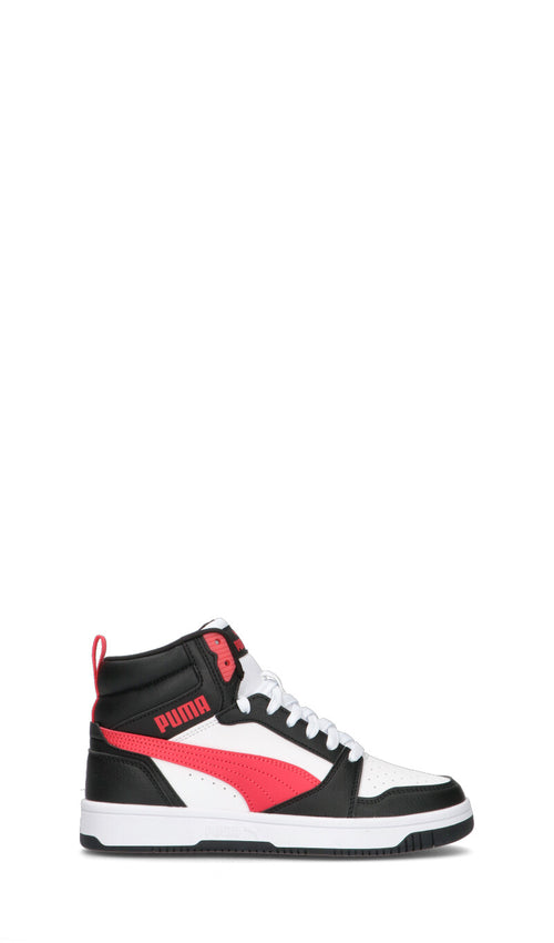 PUMA - REBOUND V6 MID JR Sneaker ragazzo bianca/nera