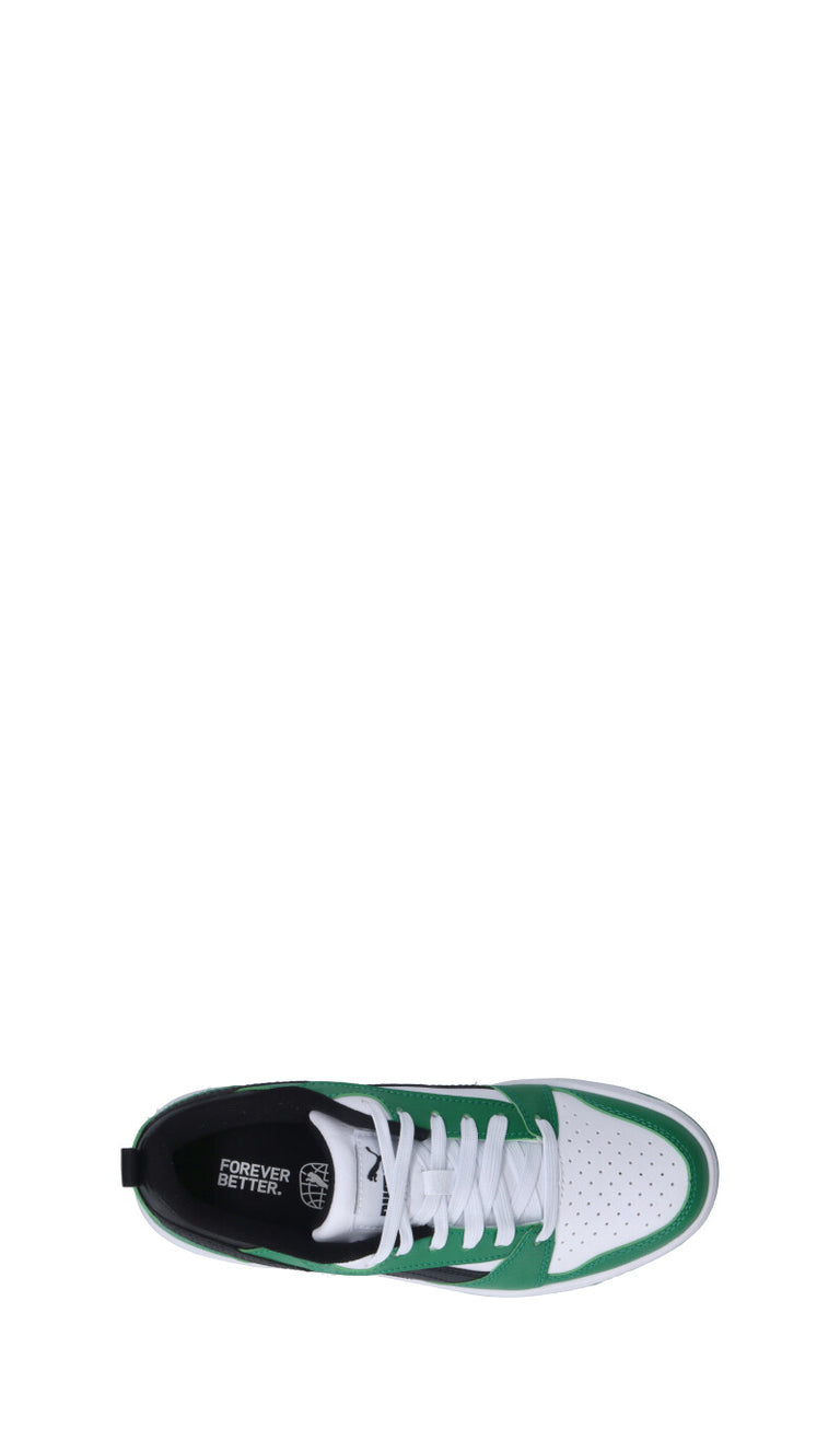 PUMA - REBOUND V6 LO JR Sneaker ragazzo bianca/verde