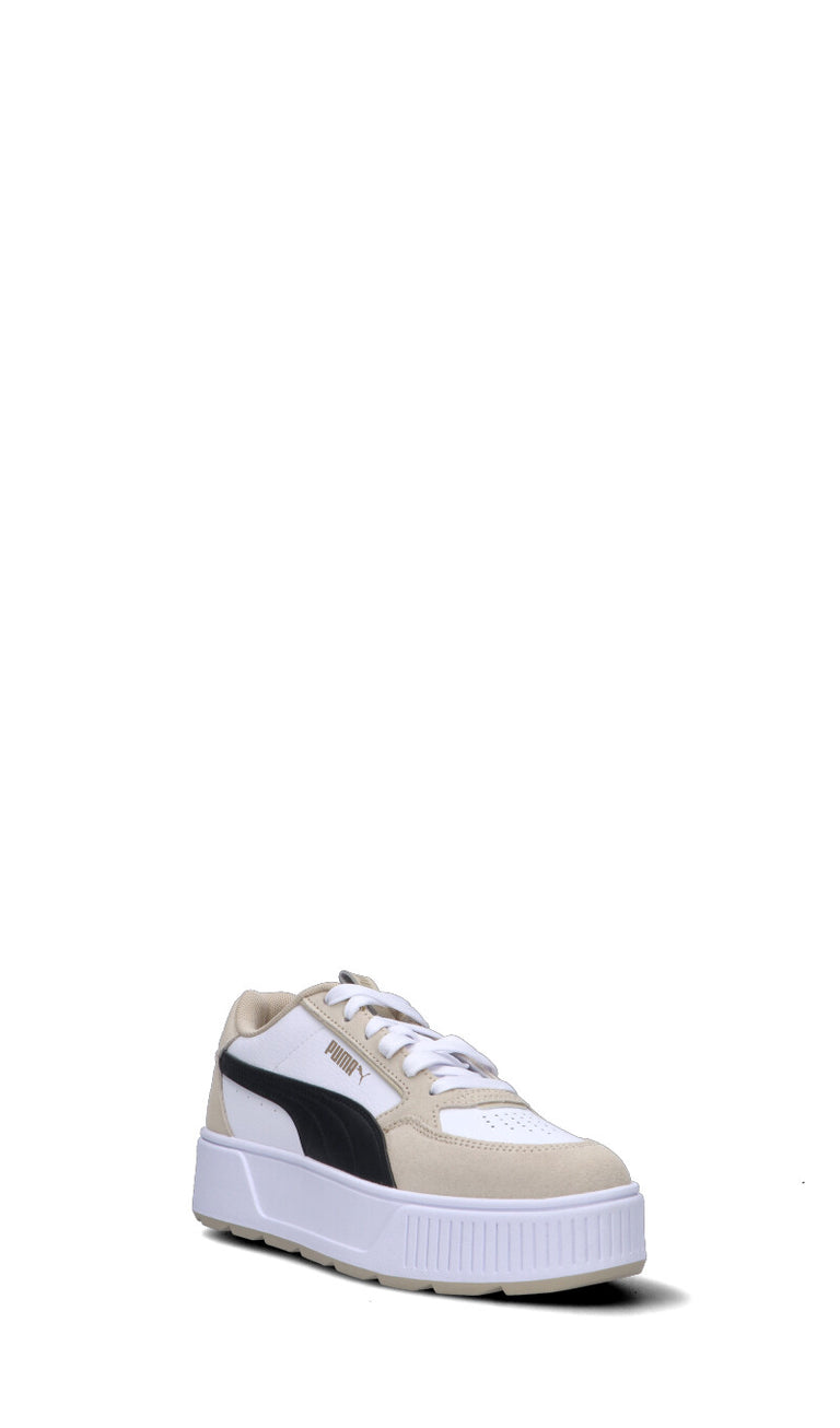 PUMA KARMEN REBELLE SD Sneaker donna bianca/nera/beige in suede