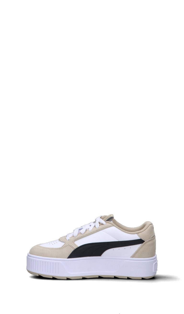 PUMA KARMEN REBELLE SD Sneaker donna bianca/nera/beige in suede