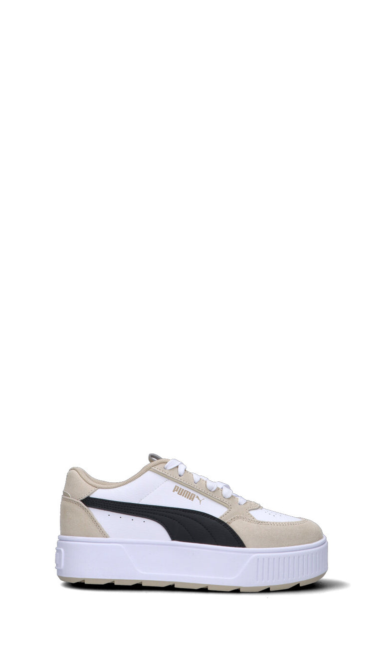 PUMA KARMEN REBELLE SD Sneaker donna bianca/nera/beige in suede