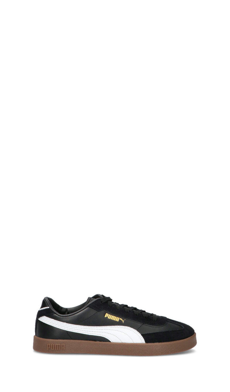 PUMA CLUB II ERA Sneaker uomo nera e bianca in pelle