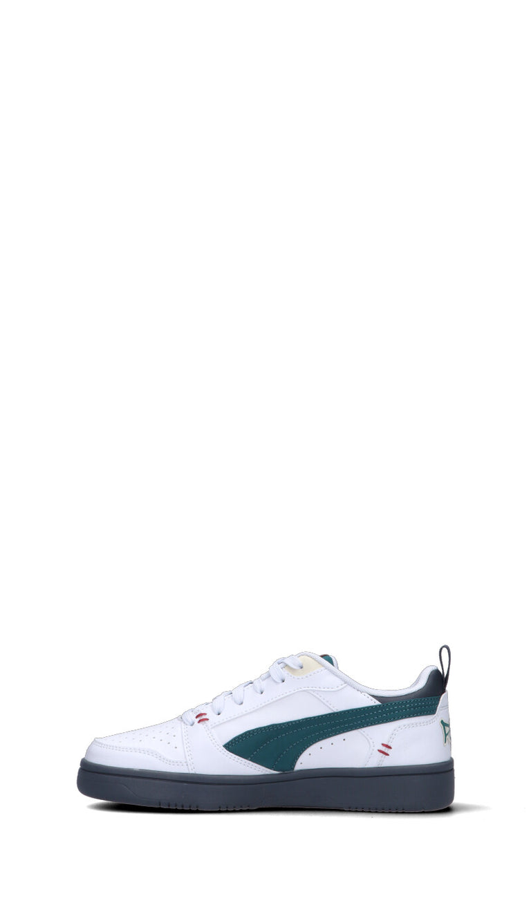 PUMA - REBOUND V6 LO MID 90S JR Sneaker ragazzo bianca/ottanio