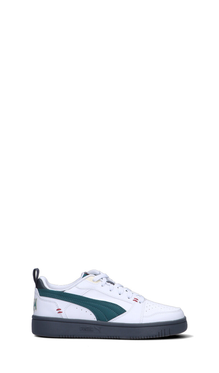 PUMA - REBOUND V6 LO MID 90S JR Sneaker ragazzo bianca/ottanio