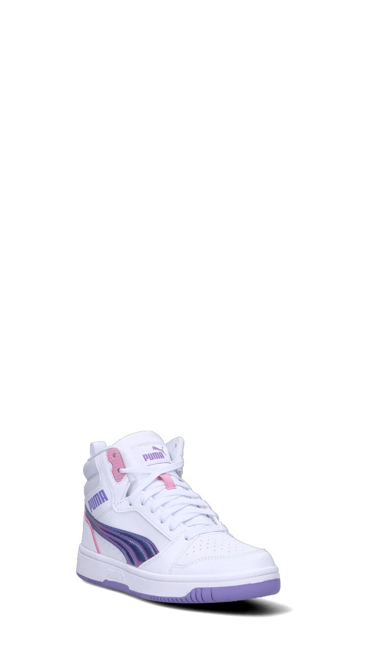 PUMA - REBOUND V6 MID BOUNCY SKY JRSneaker ragazza bianca