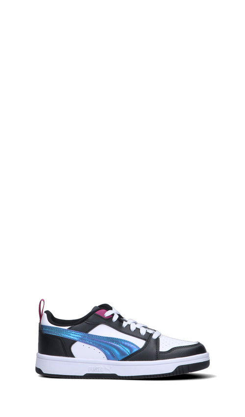 PUMA - REBOUND V6 LO BOUNCY SKY JR Sneaker ragazzo bianca/nera